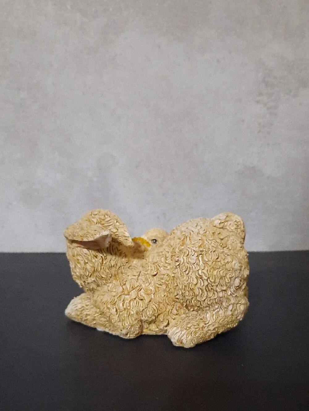 Beige Bunny Figurine with Decorative Egg - Picture 4 of 7